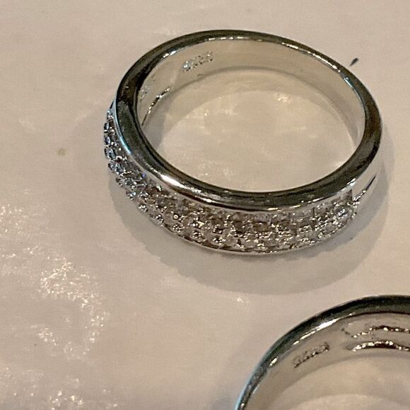 Stunning Sterling Wedding set - Picture 5 of 6